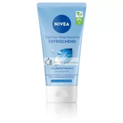   NIVEA Daily Refreshing Wash Peeling with Vitamin E for Deep Facial Cleansing 150ml