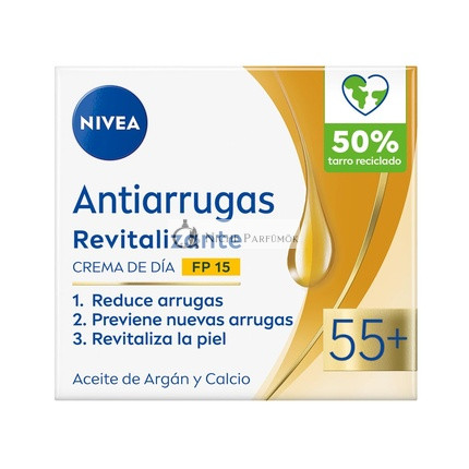 NIVEA Revitalizing Anti-Wrinkle Day Cream 55+ SPF 15 50ml