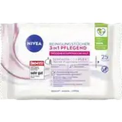 Nivea 3in1 Caring Cleansing Wipes For Dry Skin