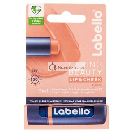 Labello Caring Beauty Lip Cheek Nude Spf 30 - 48 Grams