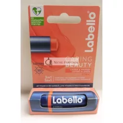   Labello Caring Beauty 3 in 1 Lip Balm for Lips and Cheeks - Coral