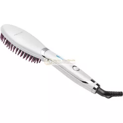   ProfiCare PC-GB 3021 Straightening Brush with Ceramic Bristles and Ionisation Function for All Hair Types - LED Indicator Light