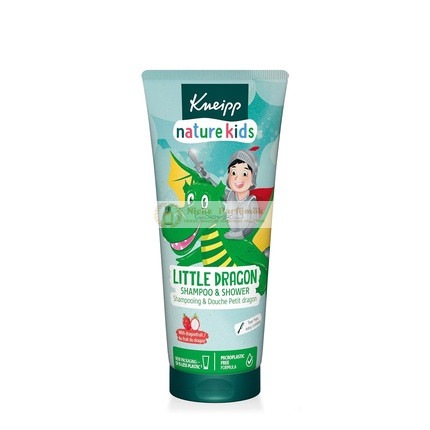 Kneipp Naturkind Drachenkraft Shampoo and Shower - Kids Little Dragon Shampoo and Shower - 2 in 1 Children's Shower Gel with Dragon Fruit Scent - Tear-Free and Easy to Comb - Vegan 200ml