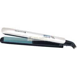   Remington Shine Therapy Hair Straightener S8500 with High-Quality Ceramic Coating Enriched with Micro-Particles for More Shine - Moroccan Argan Oil and Vitamin E - LCD Display, 150-230°C