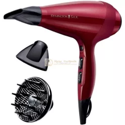   Remington Pro Ionic Silk Hair Dryer 2400W with 3 Styling Attachments - AC9096 Single