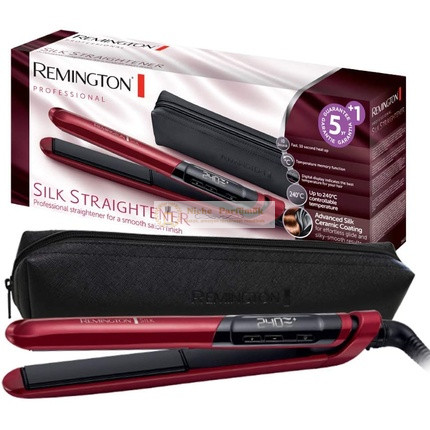 Remington Silk Hair Straightener with Double Layer Ceramic Coating and LCD Display 150-235°C - Single