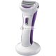 Remington Smooth & Silky WDF5030 Women's Shaver Rechargeable Ergonomic Shaving Angle White/Purple