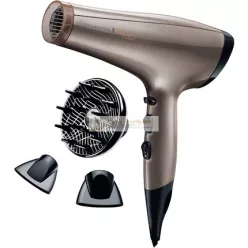   Remington Hair Dryer with Ion and Keratin Technology 2200W - AC8002 with 3 Styling Attachments