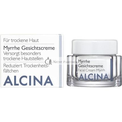 ALCINA Myrrh Face Cream 50ml - Moisturizes Particularly Dry Skin Areas