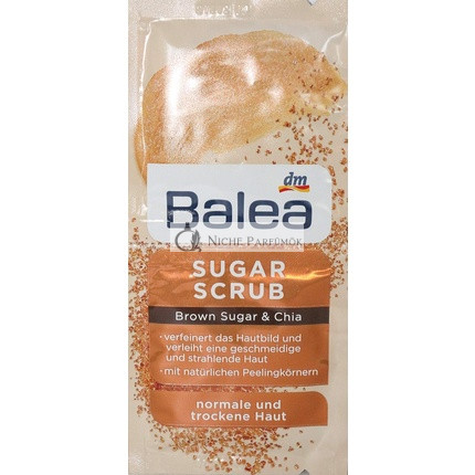 Balea Sugar Scrub Exfoliating Brown Sugar & Chia
