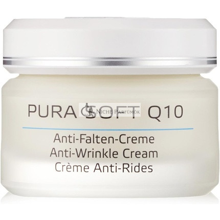Annemarie Borlind Pura Soft Q10 Anti-Wrinkle Cream 50ml - Provides 24 Hour Care, Moisture and Intensive Protection - Prevents Premature Skin Aging