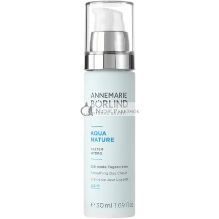 Annemarie Borlind Aquanature Smoothing Day Cream Light 50ml - Strengthens Skin Barrier and Improves Skin Moisture
