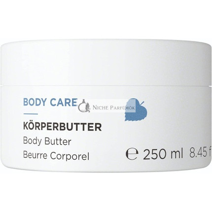 Annemarie Borlind Body Care Body Butter 250ml - Rich Skin Care with Botanical Hyaluronic Acid Vegan