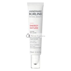  Energynature Eye Serum 15ml for Normal to Dry Skin - Decongesting, Energizing, and Soft-Focus - Vegan