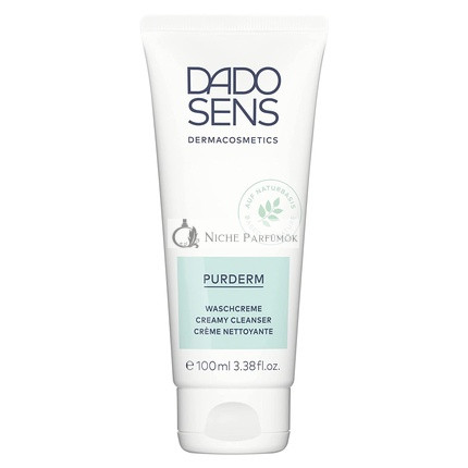 Dado Sens PurDerm Cleansing Cream 100ml for Gentle Deep Cleansing of Impure Skin - Suitable for Sensitive Skin - Therapy Support for Acne and Late Acne