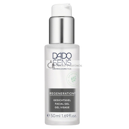 Dado Sens Regeneration E Face Gel 50ml - Intensive Moisturizer for Soothing and Strengthening Skin - Also Therapy-Companion for Neurodermatitis and Psoriasis