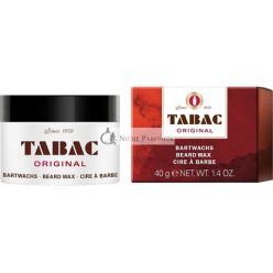   Tabac Original Beard Wax with the Unmistakable Tabac Original Scent - Gentle Beard/Skin Care - Optimal Styling - 40g