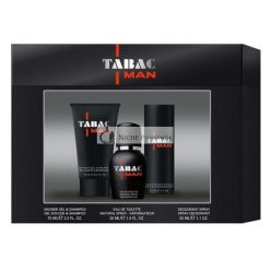   Tabac Man Trio Set Powerful Masculine Fragrance 30ml Eau de Toilette 75ml Shower Gel 50ml Deodorant Spray