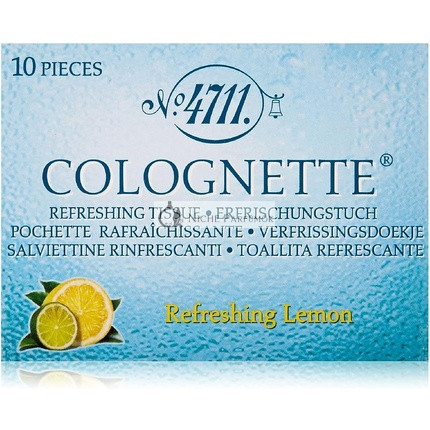 4711 Lemon Colognette Refreshing Tissue Box Of 10