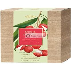   4711 Acqua Colonia Lychee & White Mint 2 Piece Gift Set: Eau De Cologne 50ml - Shower Gel 75ml