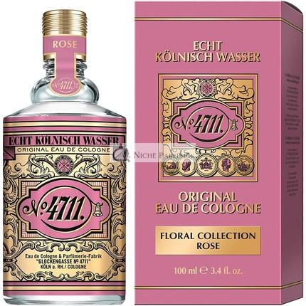 4711 Floral Collection Rose Eau De Cologne Spray 100ml