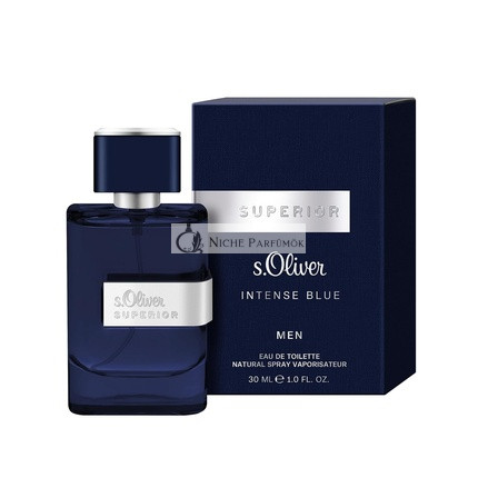 Superior Intense Blue Men Eau De Toilette - Aromatic Sparkling Sensual