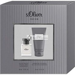   S.Oliver For Him Eau de Toilette Spray and Shower Gel Duo Set 30ml and 75ml