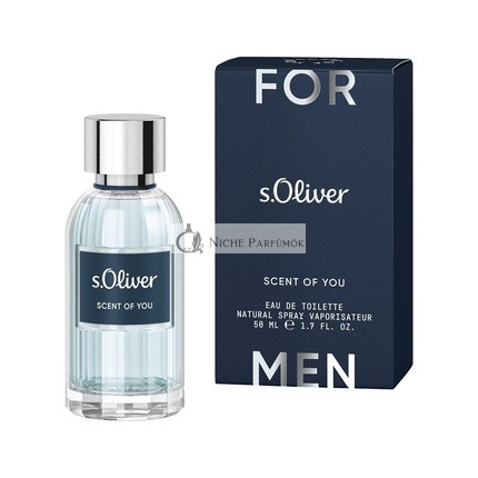 s.Oliver Scent Of You Men Eau de Toilette 50ml Natural Spray