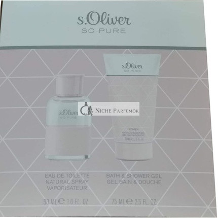 S.Oliver So Pure Set Eau de Toilette 30ml + Shower Gel 75ml 105ml