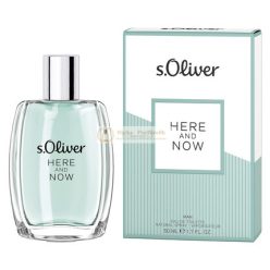   S.Oliver Here And Now Férfi Eau De Toilette - Fűszeres Meleg Férfias