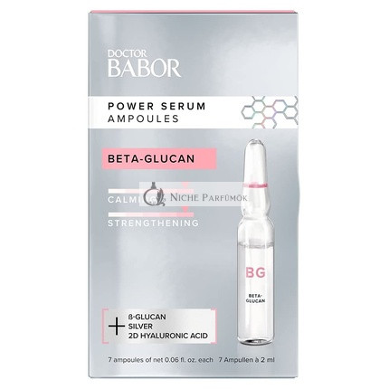 DOCTOR BABOR Power Serum Beta-Glucan Face Ampoules with Hyaluronic Acid 7 x 2ml
