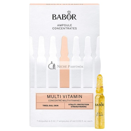 BABOR Multi Vitamin Serum Ampoule Concentrates for Face with Vitamin E 7x2ml - Market Launch 2022