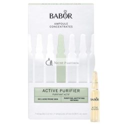   BABOR Active Purifier Face Serum Ampoules with Tea Tree Oil for Reduced Impurities 2ml