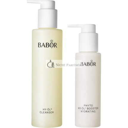 BABOR Cleansing Set for Dry Skin with Hy-Oil Cleanser and Hy-Oil Booster Hydrating Herbal Extract - 2 Piece