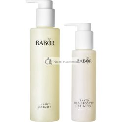   BABOR Cleansing Set for Sensitive Skin with Hy-Oil Cleanser and Hy-Oil Booster Calming Herbal Extract - 2 Piece