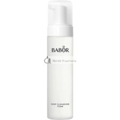  BABOR Deep Cleansing Foam for Tired and Dull Skin Refreshing Cleansing Foam for Daily Facial Cleansing 200ml