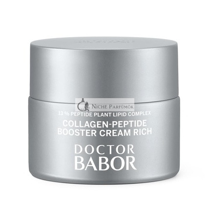 DOCTOR BABOR Collagen Peptide Booster Cream Rich Anti-Aging Care for Demanding Skin Intensive Moisturizer Revitalizing and Firming Vegan 50ml