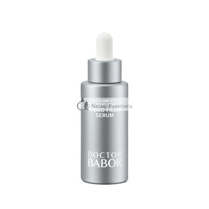 DOCTOR BABOR Hydro Filler Serum Face Care for Dry Skin Moisture Serum with 2.9% NMF PGA Hyaluronic Acid and Peptides Glow Serum for Face Fragrance-Free Vegan 30ml