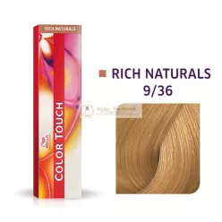   Wella Professionals Color Touch Rich Naturals Professional Demi-Permanent Hair Color with Multi-Dimensional Effect 9/36 60 ml