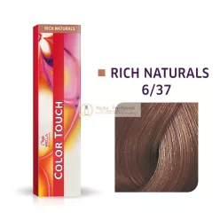   Wella Professionals Color Touch Rich Naturals Professional Demi-Permanent Hair Color with Multi-Dimensional Effect 6/37 60 ml