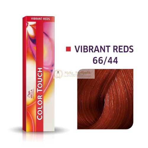 Wella Professionals Color Touch Vibrant Reds Professional Demi-Permanent Hair Color with Multi-Dimensional Effect 66/44 60 ml
