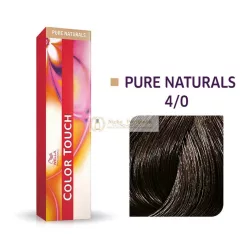   Wella Professionals Color Touch Pure Naturals Professional Demi-Permanent Hair Color with Multi-Dimensional Effect 4/0 60 ml