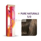 Wella Professionals Color Touch Pure Naturals Professional Demi-Permanent Hair Color with Multi-Dimensional Effect 5/0 60 ml