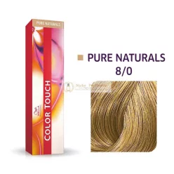   Wella Professionals Color Touch Pure Naturals Professional Demi-Permanent Hair Color with Multi-Dimensional Effect 8/0 60 ml
