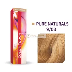   Wella Professionals Color Touch Pure Naturals Professional Demi-Permanent Hair Color with Multi-Dimensional Effect 9/03 60 ml