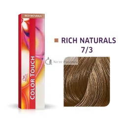   Wella Professionals Color Touch Rich Naturals Professional Demi-Permanent Hair Color with Multi-Dimensional Effect 7/3 60 ml
