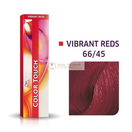 Wella Professionals Color Touch Vibrant Reds Professional Demi-Permanent Hair Color with Multi-Dimensional Effect 66/45 60 ml