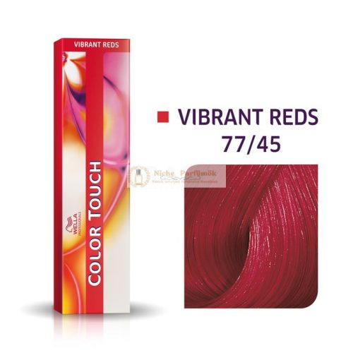 Wella Professionals Color Touch Vibrant Reds Professional Demi-Permanent Hair Color with Multi-Dimensional Effect 77/45 60 ml