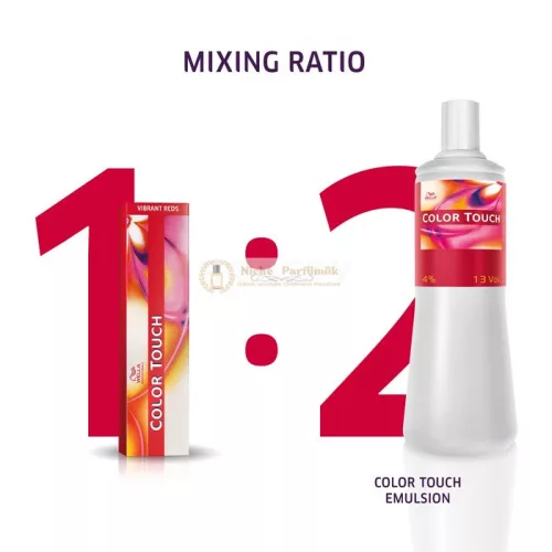 Wella Professionals Color Touch Vibrant Reds Professional Demi-Permanent Hair Color with Multi-Dimensional Effect 77/45 60 ml
