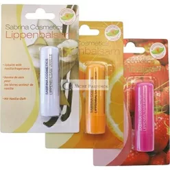 Sabrina Cosmetics Fruit Flavored Lip Balm 3 Pieces 4.5g